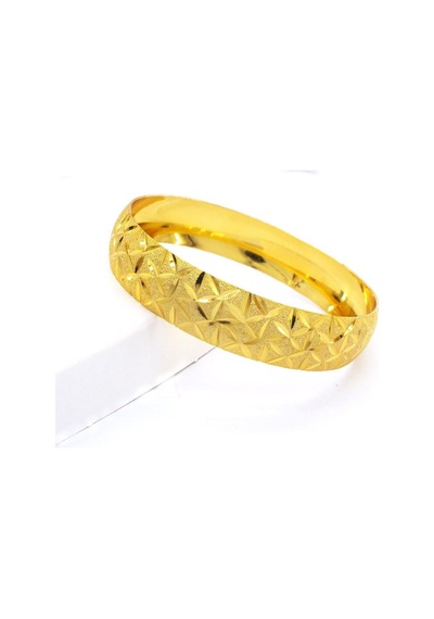 Ferizz Altın Kaplama Yıldız Model Bilezik 1.5 Cm Blz-3042 001