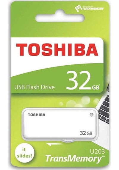 Toshiba TransMemory U203 THN-U203W0320E4 32 GB Usb 2.0 Flash Bellek
