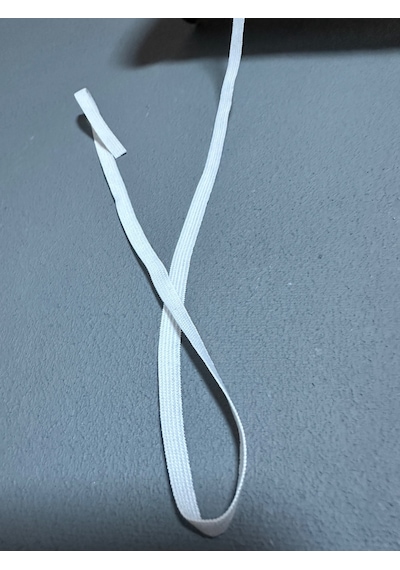 6 Mm Kıl Lastik-5 Metre Beyaz