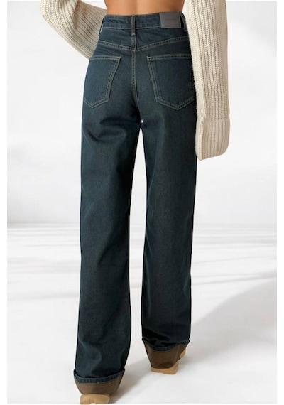 Lacarino 7714 W.leg Kadın Jean Pantolon Od Brown