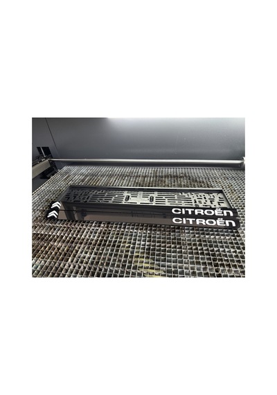 Cıtroen Uyumlu 3d Kabrtmalı Pleksi Araba Plakalığı 1 Takım - 778095830