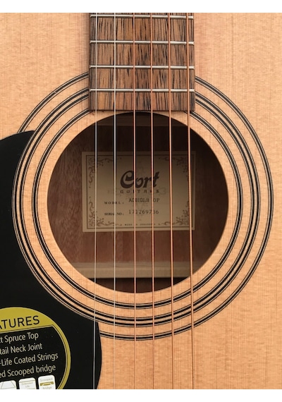 Cort AD810LH OP-Open Pore Solak Akustik Gitar