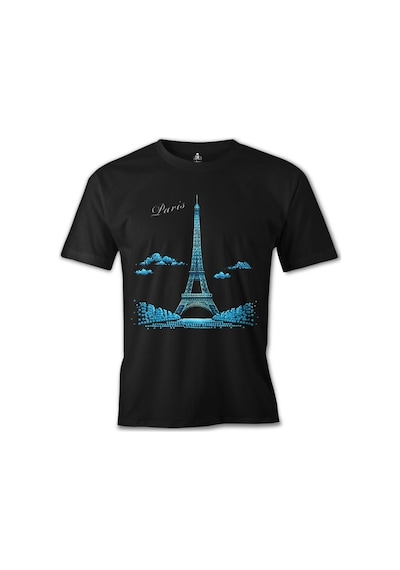 Parisian Siyah Erkek Tshirt
