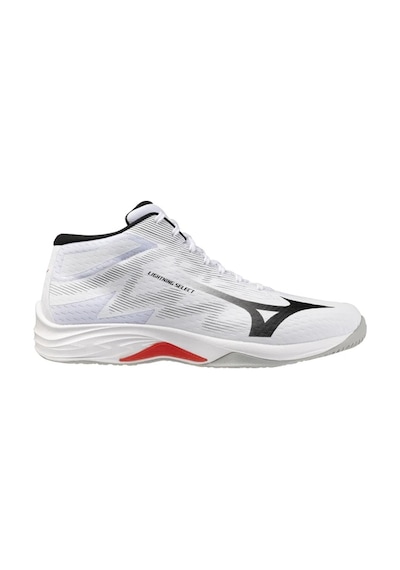 Mizuno Lightning Select Mıd Unisex Voleybol Ayakkabısı Beyaz / Siyah Çok Renkli