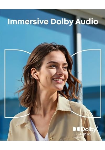 Anker Soundcore Liberty 5 Kulak İçi Bluetooth Kulaklık, Gerçek Zamanlı Gürültü Engelleme, 2 Kat Daha Güçlü Se