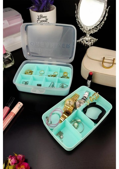 Premium Organize Kutu 12 Bölmeli 2 Lt Yeşil