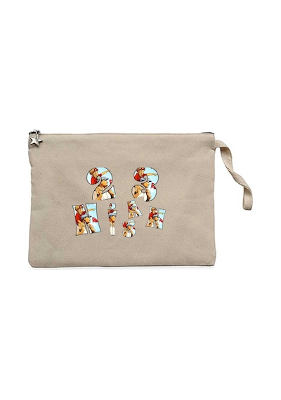 23 Nisan Özel Seri Krem Clutch Astarlı Cüzdan / El Çantası