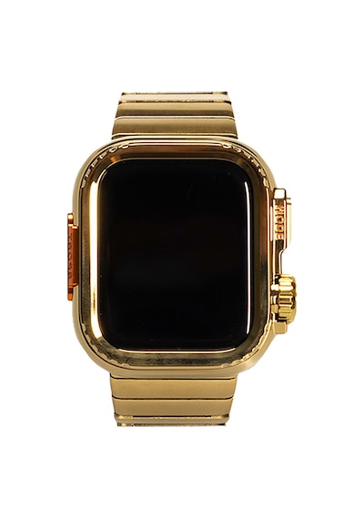 Apple Uyumlu  Watch Series 4/5/6/se 1.nesil 44mm Kasa Gövde Koruyucu Ve Metal Kordon 2 İn 1 Set