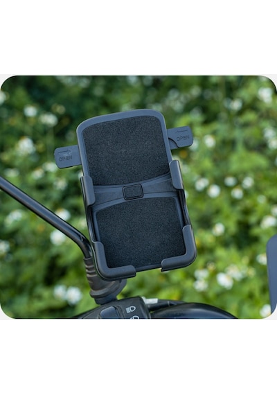 Motorsiklet Bisiklet Scooter Atv Otomatik Tuşlu Motosiklet Ayna Bağlantılı Telefon Tutucu Tutacağı