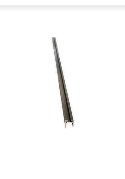 8mm Cam Balkon Alüminyum Fitil 135 Derece Bronz Renk Oval Balkonlar İçin Ölçünüzü Belirtiniz