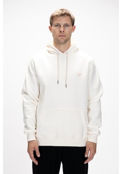 Bad Bear Sea Marshmallow Kapüşonlu Erkek Sweatshirt Beyaz