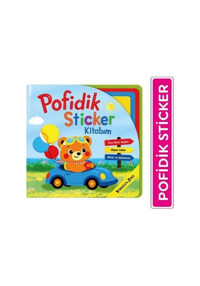 Yükselen Zeka Pofidik Sticker Kitabım - İlk Yumuşacık Sticker Kitabı