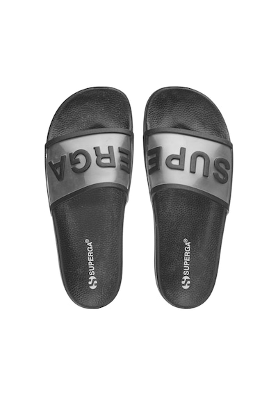 Superga 1908 Slides Clear İdentity Unisex Siyah Terlik Siyah-22
