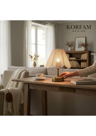 Rosalinda Modeli - Beyaz Çiçek Şeklinde Kablosuz Pilli Masa & Gece Lambası Çok Renkli 88055957