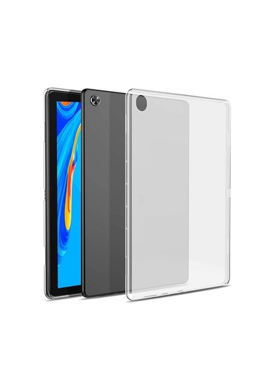 Lenovo M8 Tb-8505f 8" 3lü Set Esnek Silikon Kılıf + Nano Ekran Koruyucu + Kalem Şeffaf Kılıf