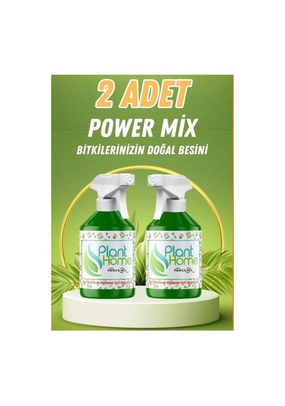 Hüskon Ticaret Plant Home 2 Adet Süper Set Kök Yaprak Tomurcuk Bitki Besini Power Mix Doğal Besin 1