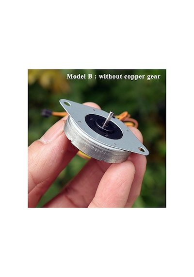 35 Mm Yuvarlak Kademeli Motor Hassas 2 Fazlı 4 Kablolu Kademeli Motor Adım Açısı 3,75 Sp-35rc-810s 1 Adet Boyut: Model A Step Motor