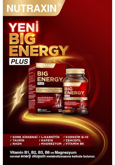 Nutraxin Big Energy Plus 60 Tablet