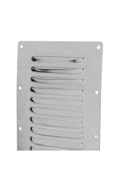 2 Adet Havalandırma Kapağı 10'lu Model 125x180 MM Paslanmaz Krom