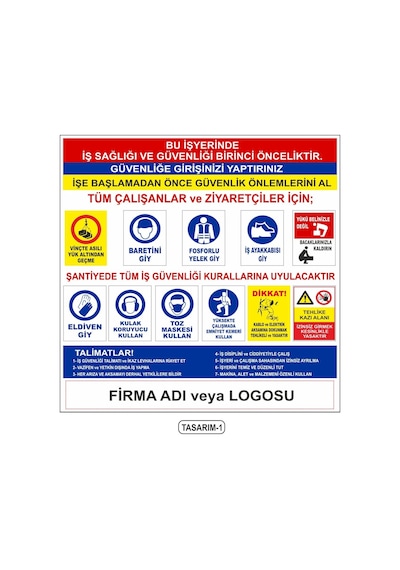 1X1 Mt Galvaniz Inşaat Ve Iş Yeri Panoları