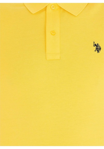 U.S. Polo Assn. Erkek Polo Yaka T-shirt Sari