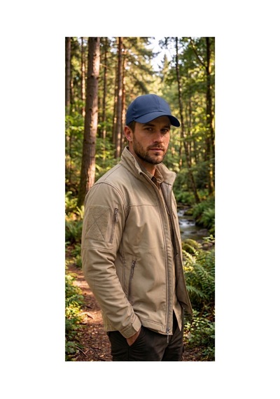 Gonca Şapka-hasan Dulundu Su İtici Kumaş Outdoor Spor Kep Unisex Şapka Lacivert