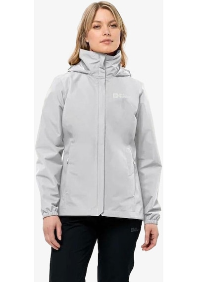 Jack Wolfskin Stormy Poınt 2l Kadın Gri Ceket 1111202-6709 Gri