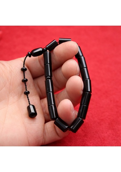 Aura Mini Boy Kesme Tespih Siyah