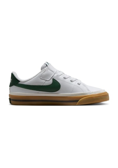 Nike Court Legacy Psv Leather Kids Sneaker Hakiki Deri Günlük Çocuk Günlük Spor Ayakkabı Beyaz