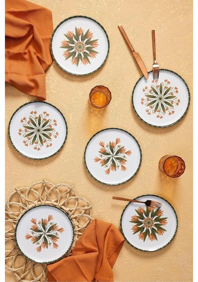 Rosids 6 Kişilik Pasta Takımı 20cm 6 Parça 04ppo000402 Çok Renkli