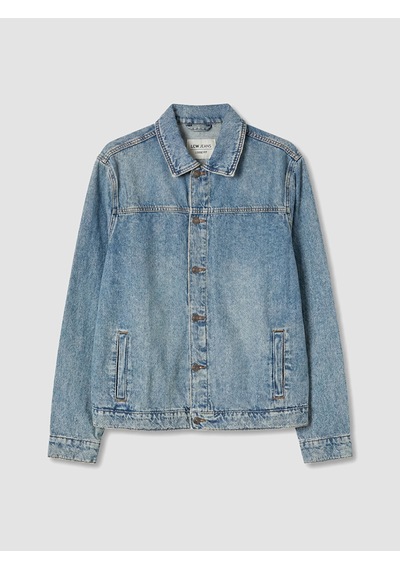 Lcw Jeans İndigo Loose Fit Erkek Jean Ceket
