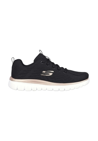 Skechers Graceful - Get Connected Kadın Ayakkkabı 12615-bkgd Siyah