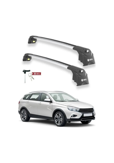 Turtle Lada Vesta Sw 2017-2025 Ara Atkı Air2 Gri