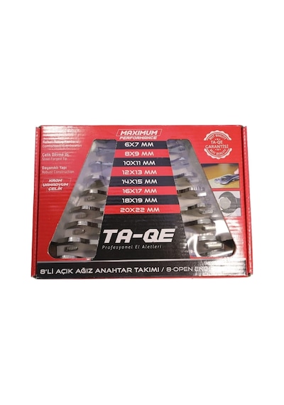 Anahtar Takımı 8 Parça Açık Ağız