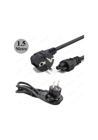 Bilgisayar Laptop Yonca Power Kablosu 1.5 Metre 220v 10-16a Yazıcı Adaptör Güç Kablosu