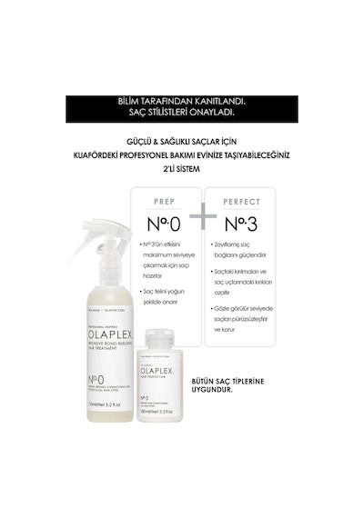 Olaplex Nº.0 Intensive Bond Buildig Treatment - Bağ Yapılandırıcı Yoğun Saç Bakım Spreyi