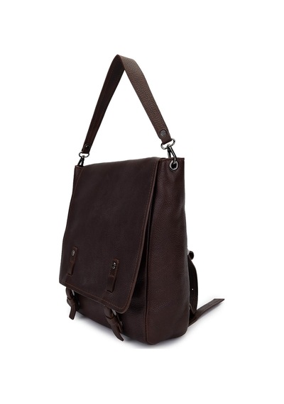 Bruno Shoes Bruno Rossi Bag Erkek Hakiki Deri Kahverengi Sırt Çantası 1048 332 Erk Canta Sk24-25 Coffee Kahverengi