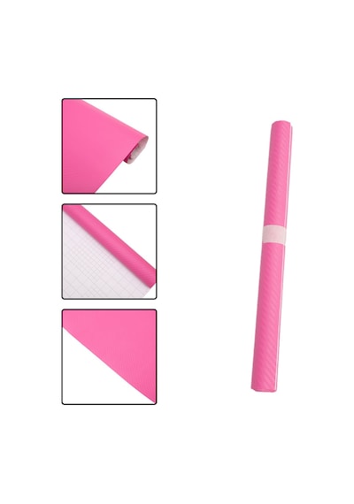 Pembe Karbon Kaplama Folyosu 127 cm x 100 cm