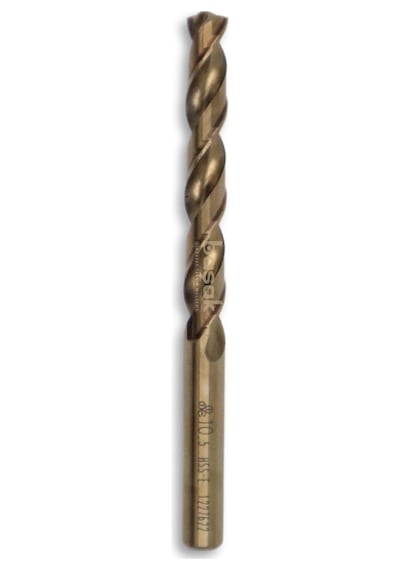 MTE 10,5 mm Paslanmaz Matkap Ucu Altın Seri HSS-E DIN 338