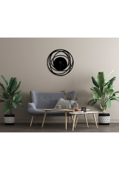 Bk Home Dekoratif 45Cm Ahşap Duvar Saati-16
