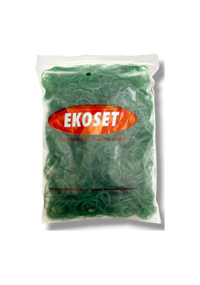 Küçük Paket Lastiği Yeşil 40mm 3000 Adet