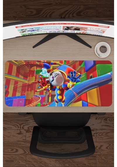Tadc Amazing Digital Circus Dikişli Kauçuk Oyuncu Mousepad V5 - 70x30 Xl Gaming Mouse Pad