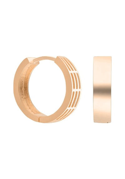 Basic Halka Küpe 717060 Gold Gümüş