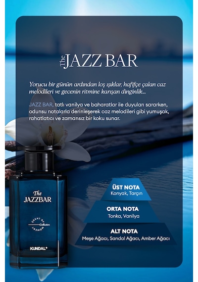Şık Ve Dekoratif, Çubuklu Oda Kokusu - Difüzör Kundal Scent Of Moment Diffuser 200ml Jazz Bar Vanilya