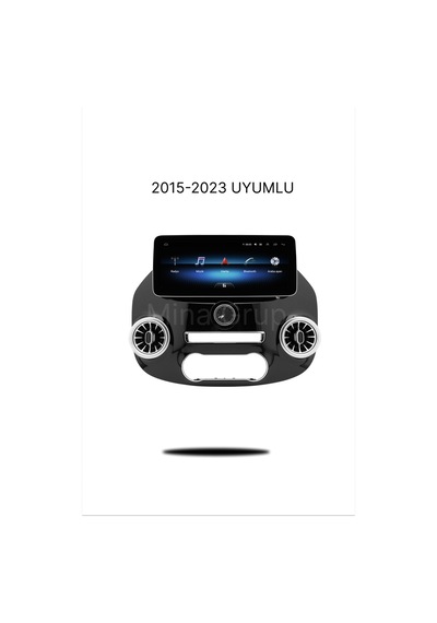 Snp Serisi Mercedes Vito 2015 İle 2023 Uyumlu 12.3 İnç Tesla Nbt Tasarım Android Multimedya Sistemi 6-128 Gb Hafıza Carplay Android Auto Ve Geri Görüş Kamerası