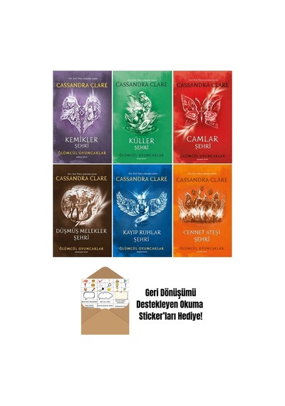 Ölümcül Oyuncaklar Serisi 6 Kitap Set + Okuma Sticker'ları