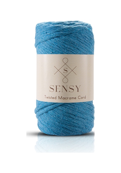 Sensy Premium Taranan Makrome Makrame Hobi Ipi Turkuaz