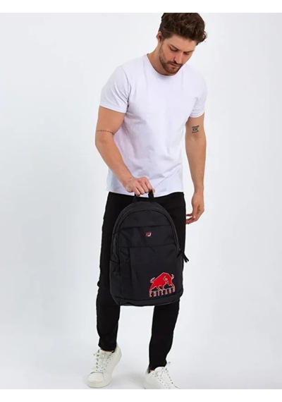 Chıgago Sırt Çantası 48x30x15 Siyah Okul Çantası Siyah