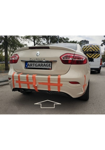 Reno Fluence Uyumlu Arka Tampon Eki-fiberglass-boyasız