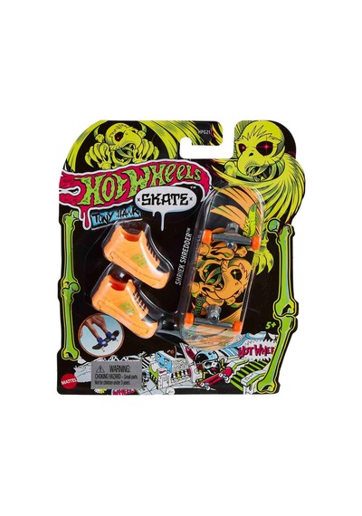 Hot Wheels Skate Neon Temalı Parmak Kaykay Ve Ayakkabı Paketi Shr Diğer